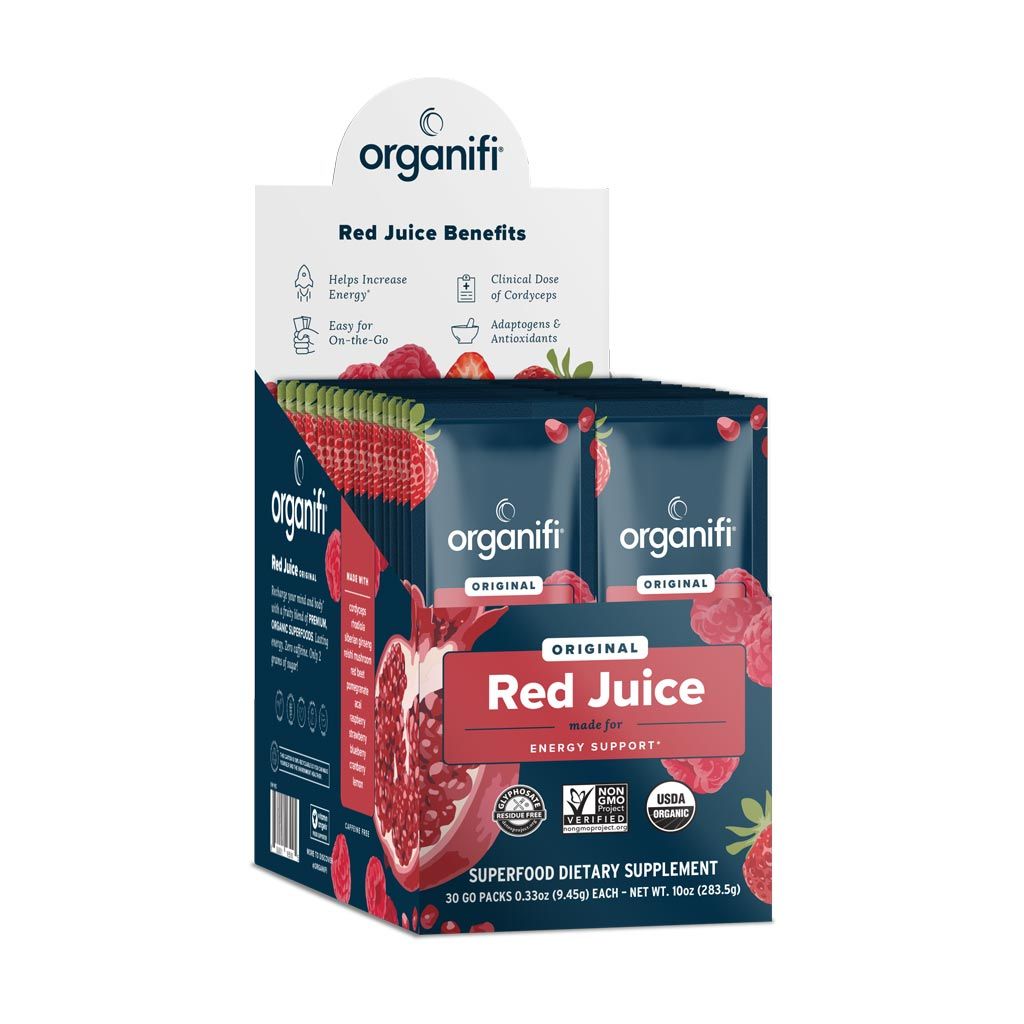 Organic Go Pre-Workout Sweet Beet Sustained Energy Blend with Adaptogens