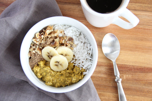 Power Up Gold Overnight Oats